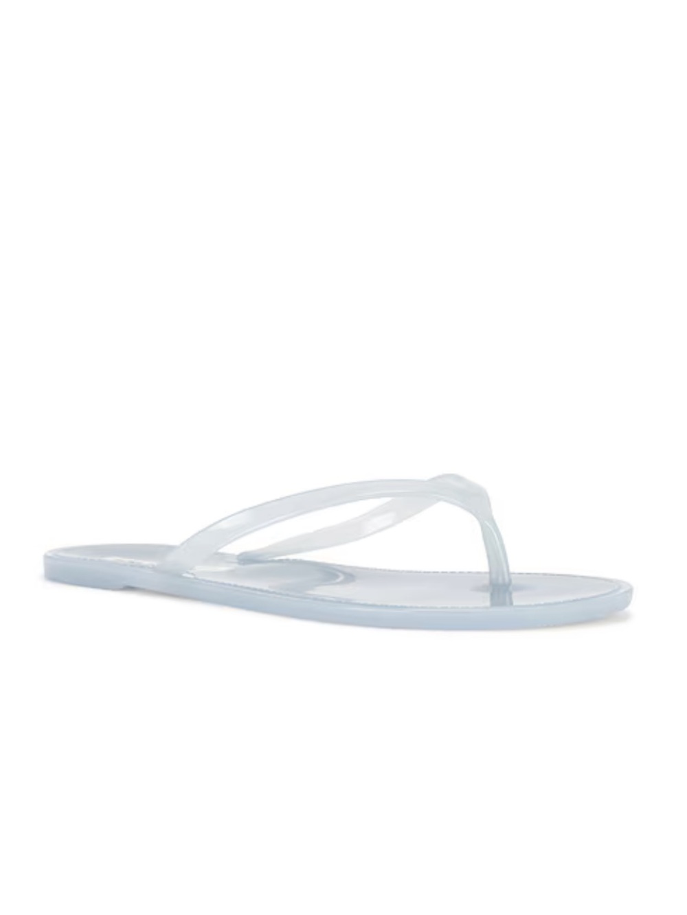Black Suede Studio Crystal Flip Flops Baby Blue pvc sandals shoes Revolve 37 6 - Picture 4 of 11
